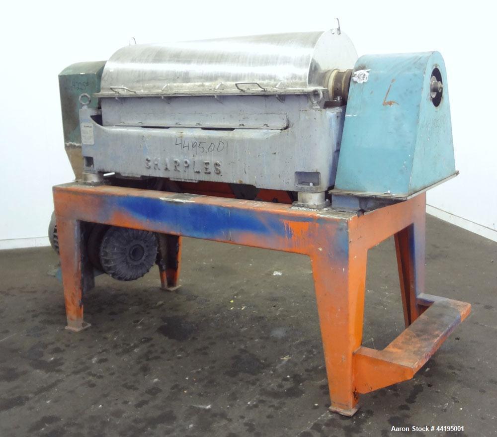 Used Stainless Steel Sharples Super-D-Canter Centrifuge 
