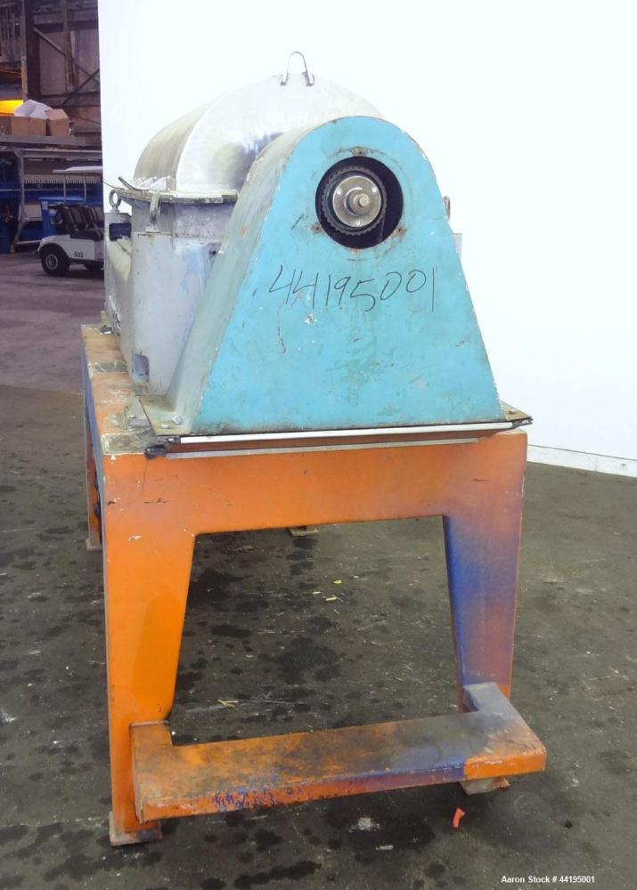 Used Stainless Steel Sharples Super-D-Canter Centrifuge 