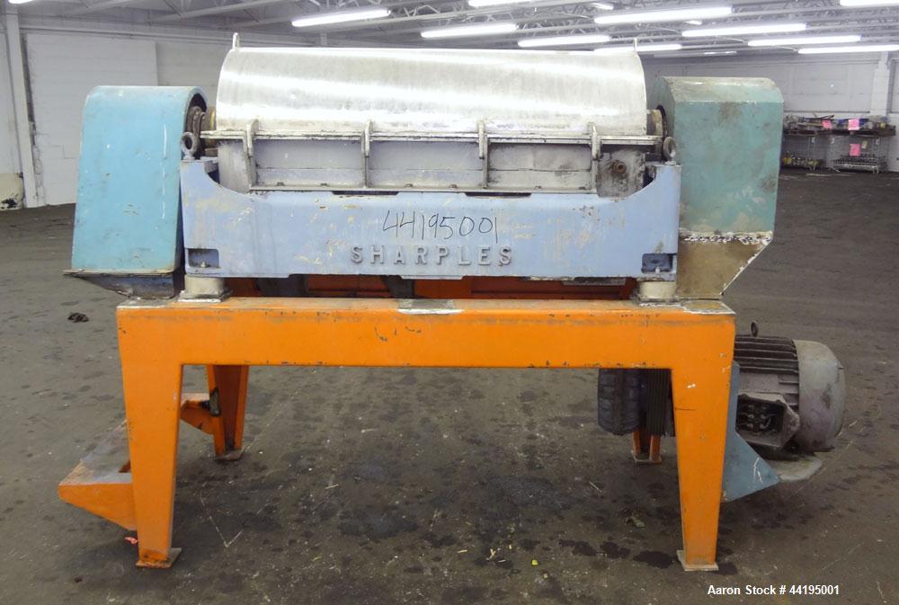 Used Stainless Steel Sharples Super-D-Canter Centrifuge 