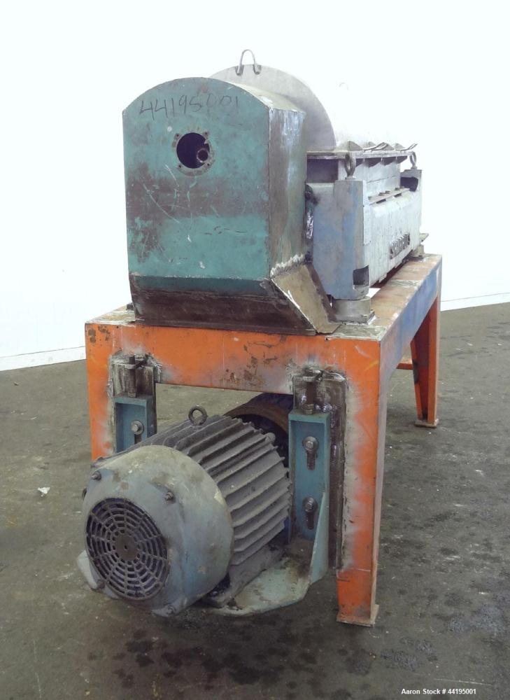 Used Stainless Steel Sharples Super-D-Canter Centrifuge 