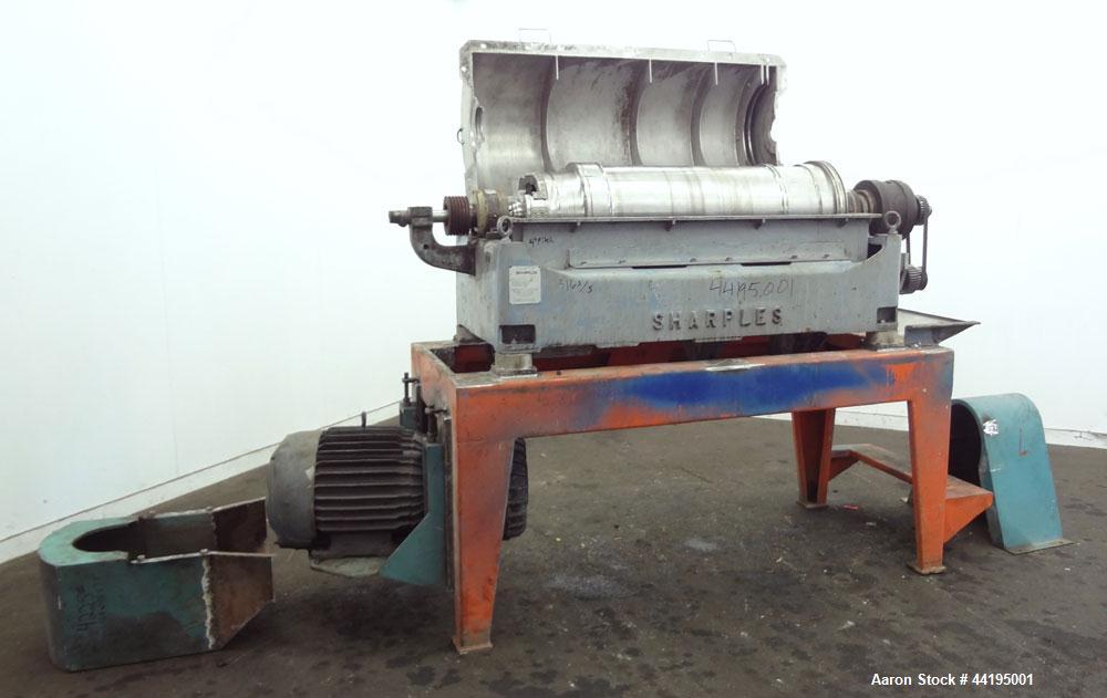 Used Stainless Steel Sharples Super-D-Canter Centrifuge 