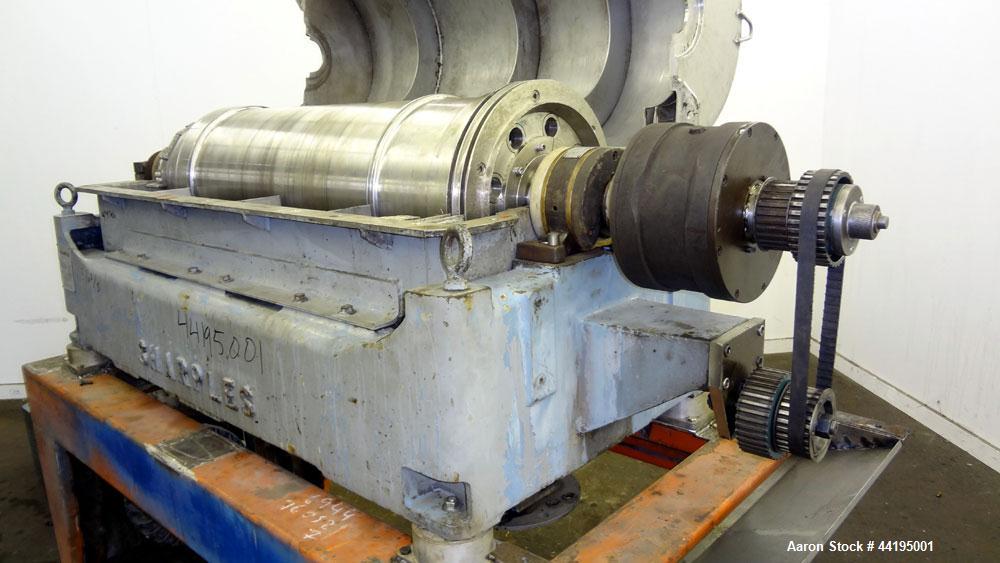 Used Stainless Steel Sharples Super-D-Canter Centrifuge 