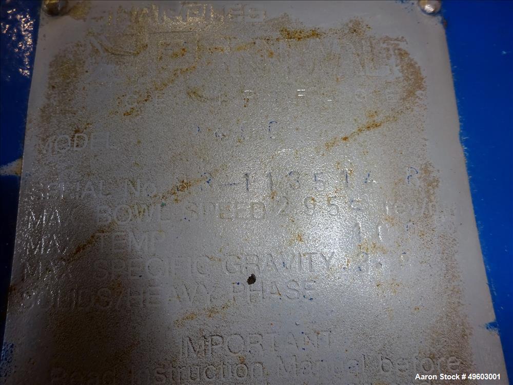 Used Sharples P-3400 Centrifuge