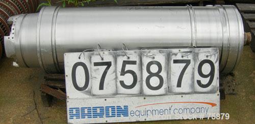 Used:Sharples P-3400 Super-D-Canter Bowl assembly, 316 stainless steel. 4.25" pitchsingle lead conveyor with STC tiles, (missing solids hub & broken liquid hub).