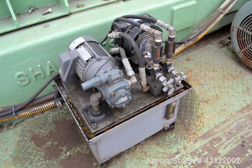 Used Sharples P-4800 Super-D-Canter Centrifuge. 316 Stainless steel construction (product contact areas), maximum bowl speed 3350 rpm, discharge ports with wear liners, 7" single lead conveyor welded...