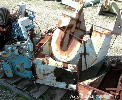 USED: Sharples P-5000 Super-D-Canter centrifuge, 316 stainless steel. Max bowl speed 3000 rpm, small bolt pattern bowl, 5" single lead conveyor with sintered tungsten carbide wear protection tiles, h...