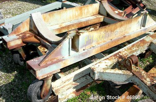 USED: Sharples P-5000 Super-D-Canter centrifuge, 316 stainless steel. Max bowl speed 3000 rpm, small bolt pattern bowl, 5" single lead conveyor with sintered tungsten carbide wear protection tiles, h...
