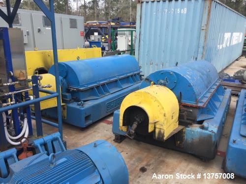 Used Sharples P-5400 Super-D-Canter Centrifuge.
