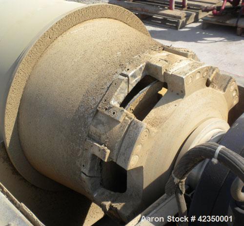 Used Sharples P-5400 Super-D-Canter Centrifuge, 316/317 stainless steel construction on product contact areas, max bowl speed 3000 rpm, 8.5" single lead conveyor with sintered tuingsten carbide wear ...