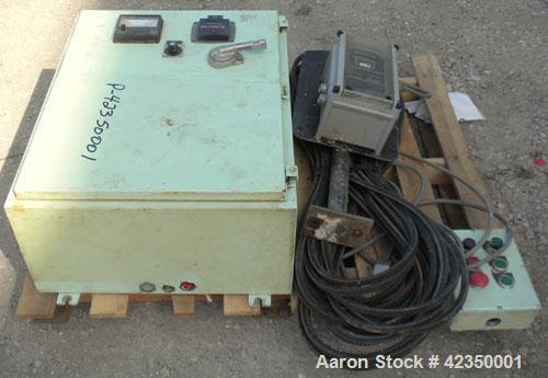 Used Sharples P-5400 Super-D-Canter Centrifuge, 316/317 stainless steel construction on product contact areas, max bowl speed 3000 rpm, 8.5" single lead conveyor with sintered tuingsten carbide wear ...