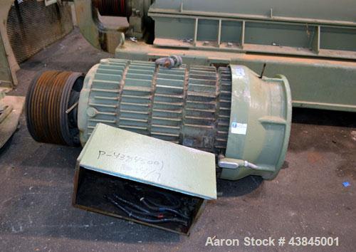 Used Sharples P-5400 Super-D-Canter Centrifuge. 316/317 Stainless steel construction (product contact areas). Maximum bowl speed 3000 rpm, 5” single lead conveyor with sintered tungsten carbide wear ...