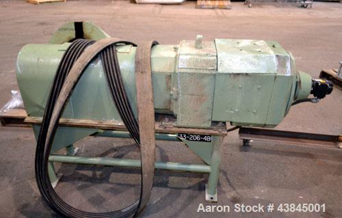 Used Sharples P-5400 Super-D-Canter Centrifuge. 316/317 Stainless steel construction (product contact areas). Maximum bowl speed 3000 rpm, 5” single lead conveyor with sintered tungsten carbide wear ...
