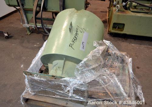 Used Sharples P-5400 Super-D-Canter Centrifuge. 316/317 Stainless steel construction (product contact areas). Maximum bowl speed 3000 rpm, 5” single lead conveyor with sintered tungsten carbide wear ...