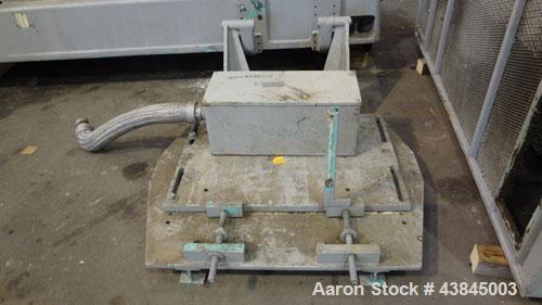 Used Sharples P-5400 Super-D-Canter Centrifuge. 316/317 Stainless steel construction (product contact areas). Maximum bowl speed 3000 rpm, 5” single lead conveyor with sintered tungsten carbide wear ...