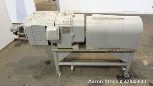 Used Sharples P-5400 Super-D-Canter Centrifuge. 316/317 Stainless steel construction (product contact areas). Maximum bowl speed 3000 rpm, 5” single lead conveyor with sintered tungsten carbide wear ...
