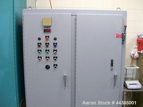 Used Sharples P-5400 Super-D-Canter Centrifuge.  316 Stainless steel construction (product contact areas), max bowl speed 2700 rpm, 8.5" single lead conveyor with sintered tungsten carbide wear prote...