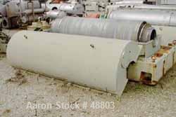 USED: Sharples P-5400 Super-D-Canter Centrifuge. 316/317 stainless steel construction. Max bowl speed 2700 rpm, small bolt pattern bowl assembly. 5" single lead conveyor with sintered tungsten carbid...