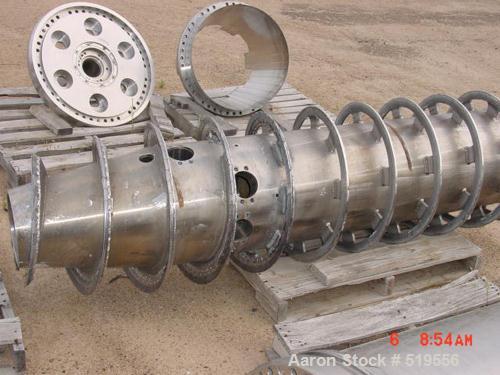 Unused-RECONDITIONED Sharples P-5400 Super-D-Canter centrifuge, 316/317stainless steel product contact areas. Max bowl speed 2700 rpm, 8.5"quasi-axil single lead conveyor with sintered tungsten carbi...