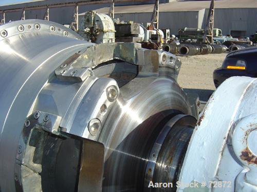 USED: Sharples P-5400 Super-D-Canter centrifuge, 316 stainless steelconstruction (product contact areas), small bolt pattern bowl design,max bowl speed 3000 rpm, 8.5" single lead "quasi-axial, large ...