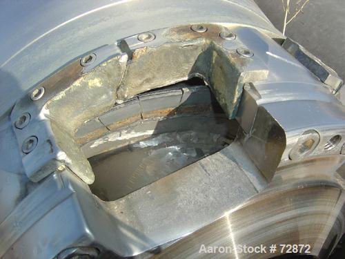 USED: Sharples P-5400 Super-D-Canter centrifuge, 316 stainless steelconstruction (product contact areas), small bolt pattern bowl design,max bowl speed 3000 rpm, 8.5" single lead "quasi-axial, large ...