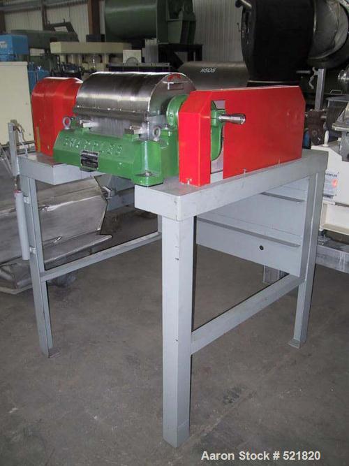 Unused-Reconditioned: Sharples P-600 Super-D-Canter centrifuge, 316stainless steel construction on product contact areas. Max bowlspeed 5000 rpm, 2" single lead conveyor, hogged-out cake dischargepor...