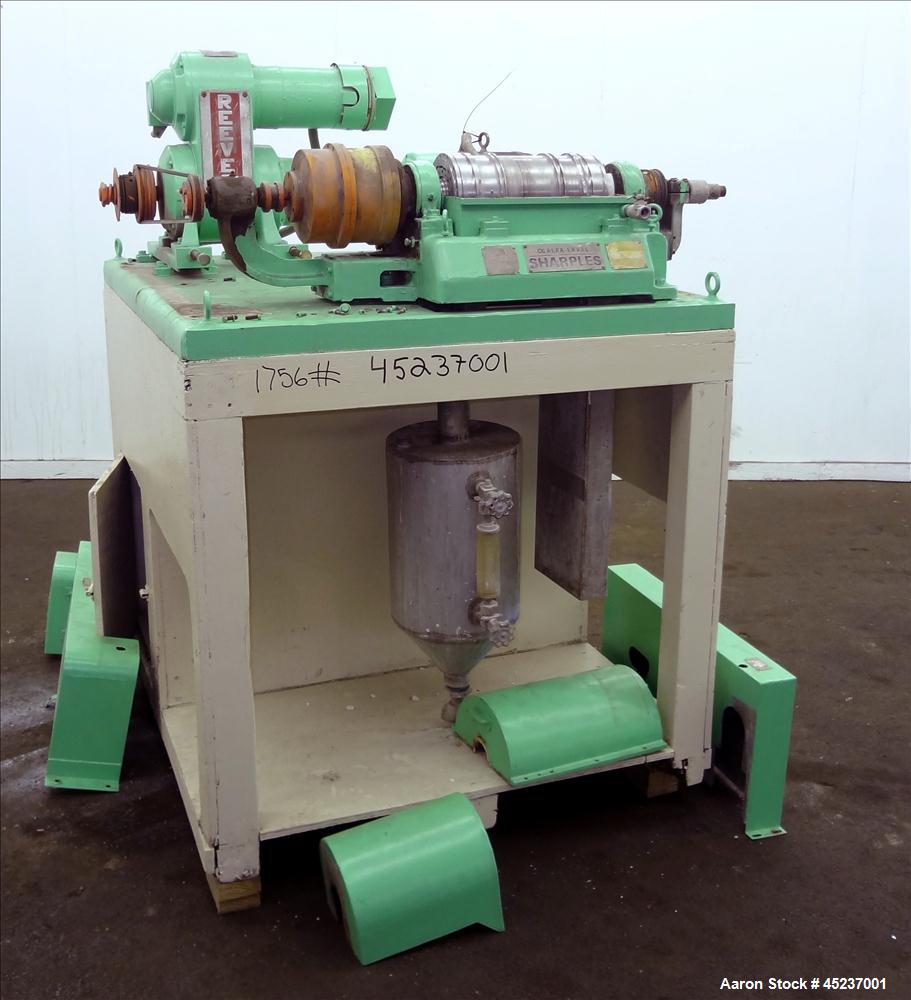 Used Stainless Steel Sharples Super-D-Canter Centrifuge