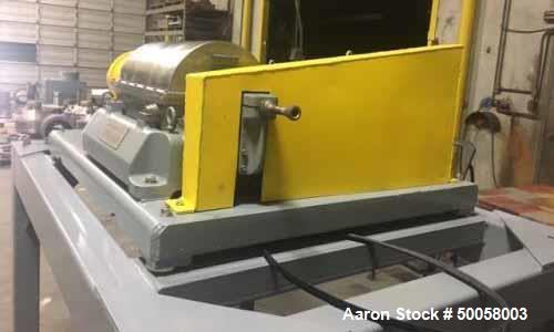Used Sharples P-660 Super-D-Canter Centrifuge.