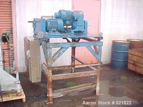 USED: Sharples P-660 Super-D-Canter centrifuge, 316 stainless steel construction on product contact areas. Max bowl speed 6000 rpm, hogged-out cake discharge ports, 1,2,3,4 slotted liquid plate dam, ...