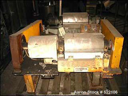 USED: Sharples P-660 Super-D-Canter centrifuge, 316 stainless steelconstruction on product contact areas. Max bowl speed 6000 rpm,single lead conveyor, hogged out cake discharge ports, 1,2,3,4 slotte...
