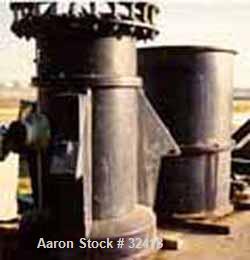 USED: Sharples P-6800 decanter in SS construction with 8.5" singlelead conveyor with STC tiles, 360 deg discharge with half-moon cakedischarge liners, large bolt pattern, planetary gearbox. 12.5" dri...