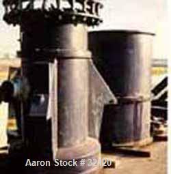 USED: Sharples P-6800 decanter in SS construction with 8.5" singlelead conveyor with STC tiles, 360 deg discharge with half-moon cakedischarge liners, large bolt pattern, planetary gearbox. 12.5" dri...