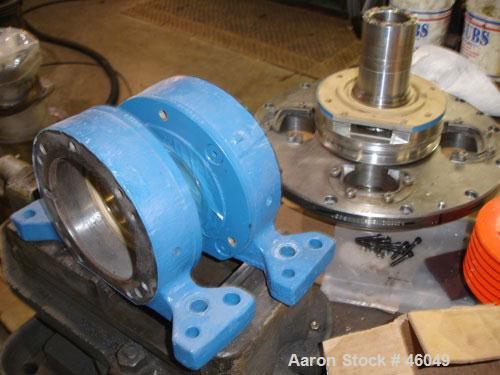 Reconditioned: Sharples P-3000 Super-D-Canter Centrifuge, 316 stainless steel construction (product contact areas), max bowl speed 4000 rpm, contour bowl design, 360 degree solids discharge ports wit...