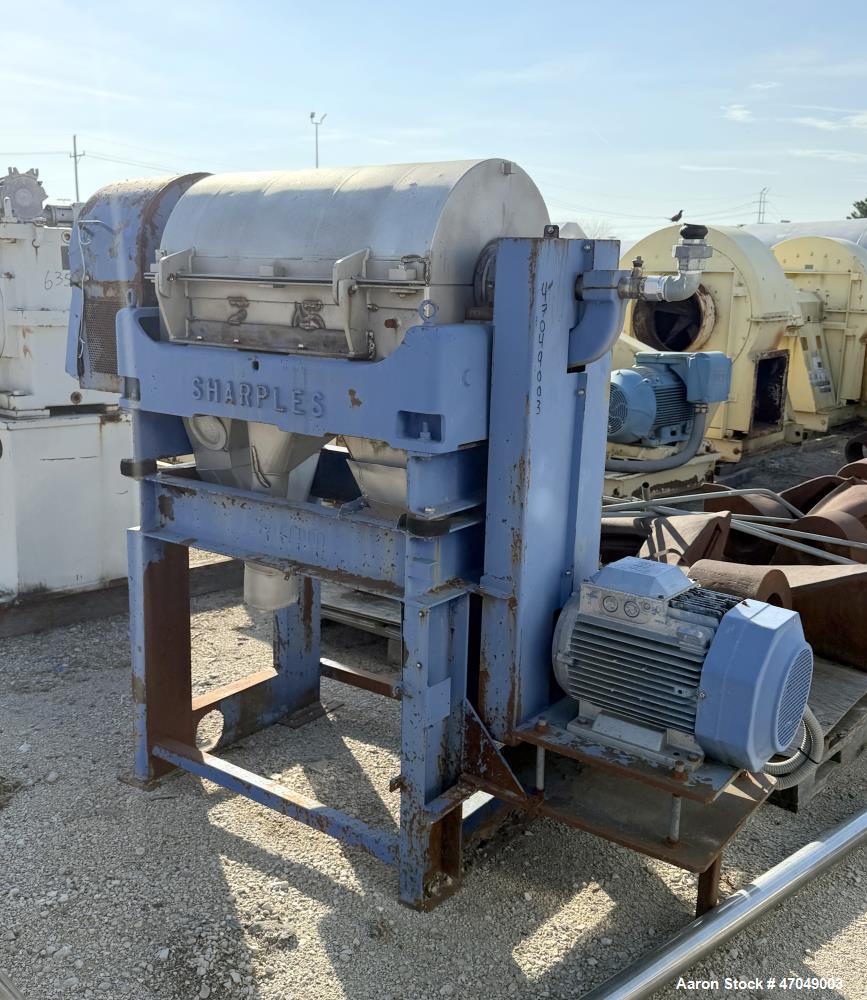 Used Industrial Sharples P-3000 Super-D-Canter Centrifuge