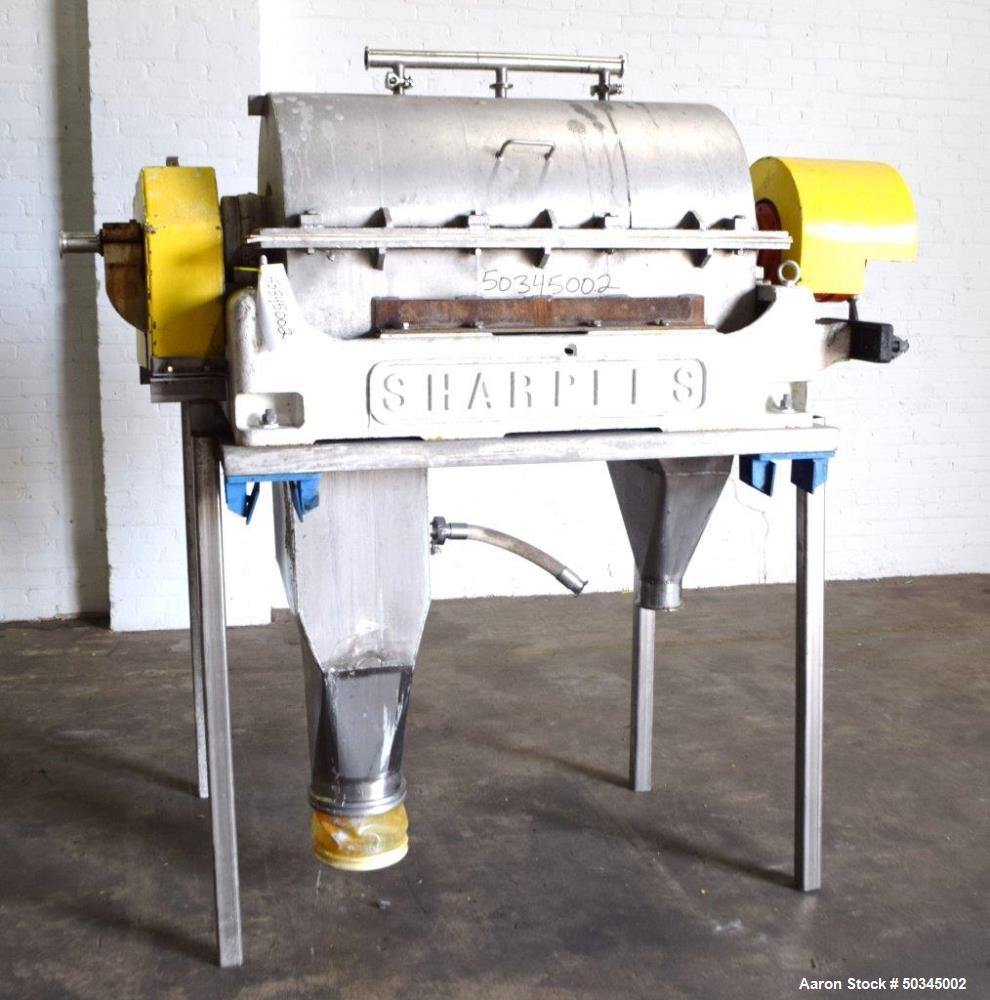 Used- Sharples P-3000 "Semi-Sanitary" Super-D-Canter Centrifuge