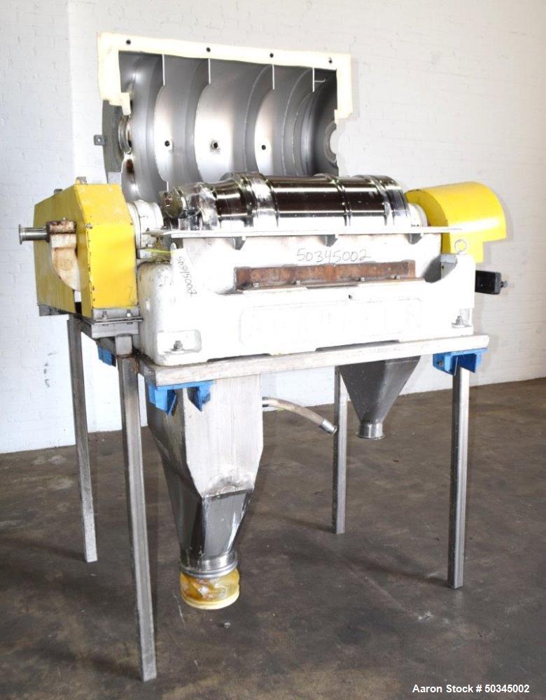 Used Sharples P-3000 "Semi-Sanitary" Super-D-Canter Centrifuge