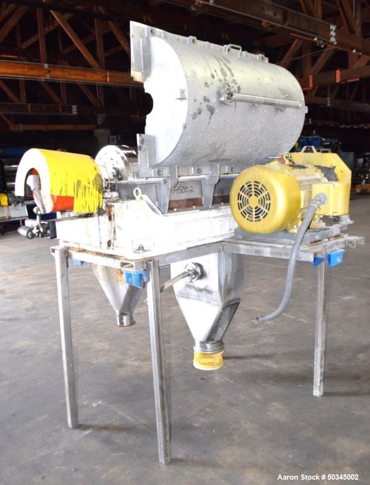 Used Sharples P-3000 "Semi-Sanitary" Super-D-Canter Centrifuge
