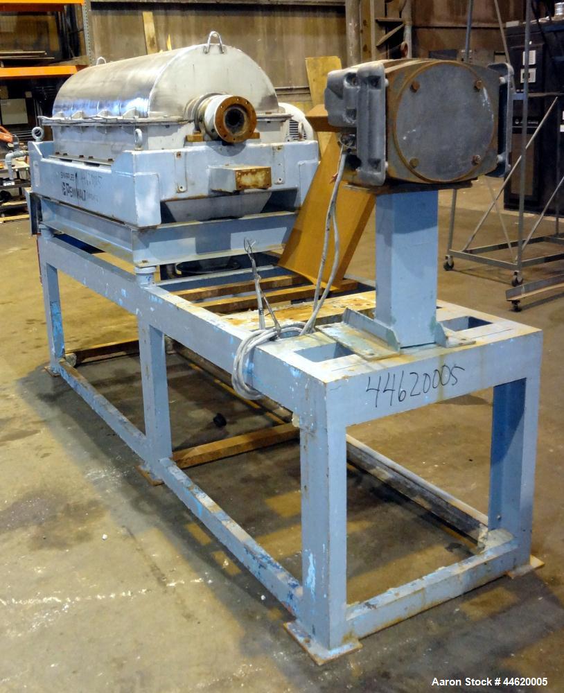Used Stainless Steel Sharples Super-D-Canter Centrifuge, P-3400 