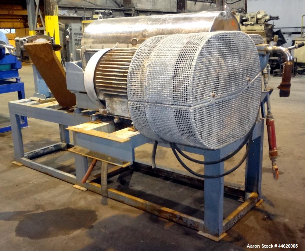 Used Stainless Steel Sharples Super-D-Canter Centrifuge, P-3400 