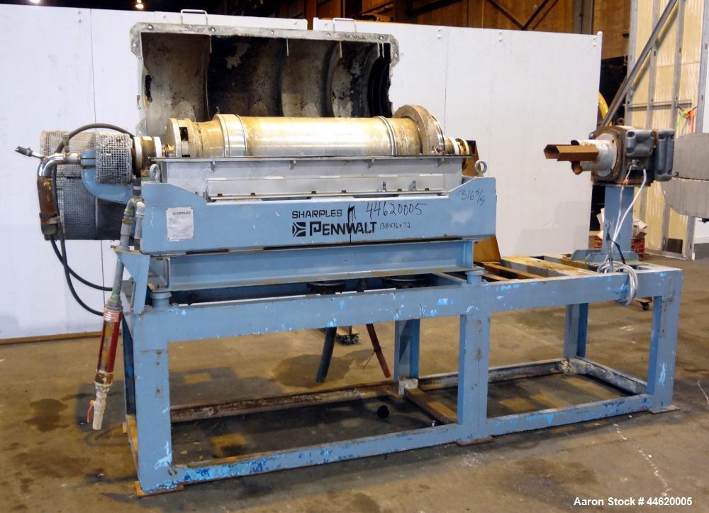 Used Stainless Steel Sharples Super-D-Canter Centrifuge, P-3400 