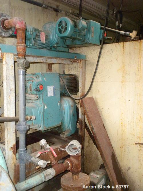 Used Sharples PM-50000 Super-D-Canter Centrifuge, 316 Stainless Steel Construction (Product Contact Areas). Max bowl speed 3000 RPM, single lead conveyor with hardfacing wear protection, hogged-out c...