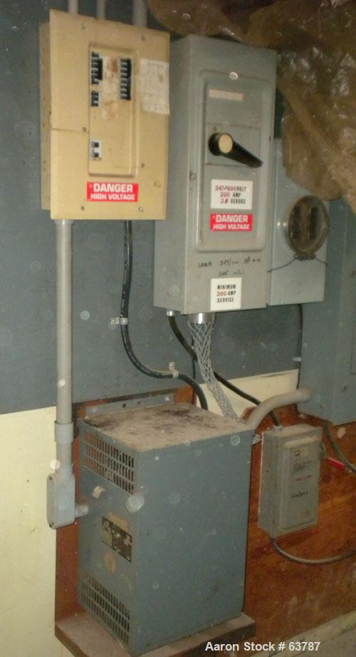 Used Sharples PM-50000 Super-D-Canter Centrifuge, 316 Stainless Steel Construction (Product Contact Areas). Max bowl speed 3000 RPM, single lead conveyor with hardfacing wear protection, hogged-out c...