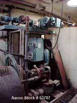 Used Sharples PM-50000 Super-D-Canter Centrifuge, 316 Stainless Steel Construction (Product Contact Areas). Max bowl speed 3000 RPM, single lead conveyor with hardfacing wear protection, hogged-out c...