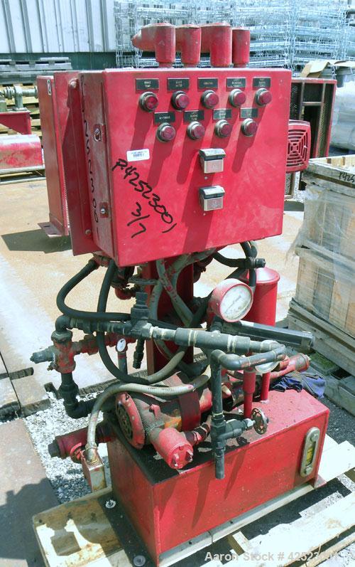 Used Sharples P-5400 Super-D-Canter Centrifuge, 316/317 stainless steel construction on product contact areas, maximum bowl speed 3000 rpm, 8.5" single lead conveyor with sintered tuingsten carbide w...