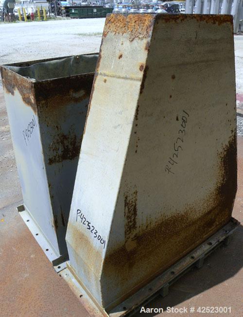 Used Sharples P-5400 Super-D-Canter Centrifuge, 316/317 stainless steel construction on product contact areas, maximum bowl speed 3000 rpm, 8.5" single lead conveyor with sintered tuingsten carbide w...