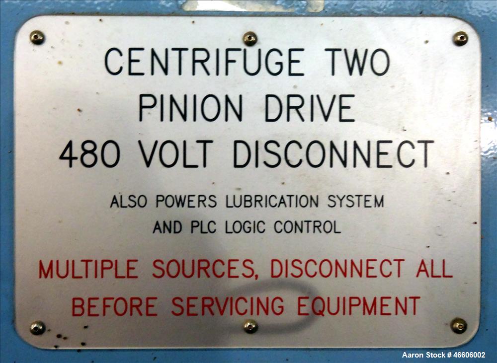 Used Sharples P-5400 Super-D-Canter Centrifuge