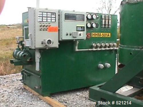 USED: Sharples P-6000 vertical pressuretite Super-D-Canter centrifuge, 316/317 stainless steel construction. Max bowl speed 3000 rpm, vaportite at 15 psig or 1 bar, 300 deg F or 149 deg C, 316/317 st...