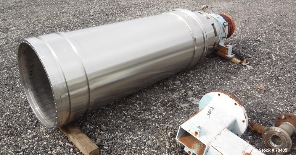 Used Stainless Steel Sharples Super-D-Canter Centrifuge