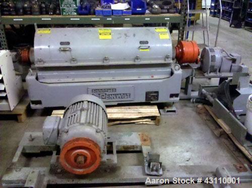 Used Sharples PM-30000 Super-D-Canter Centrifuge (same as a P-3400), max bowl speed 4000, single lead conveyor w/STC wear protection tiles, hogged-out solids discharge ports w/replaceable wear liners...