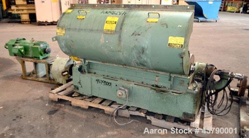 Used Sharples PM-30000 Super-D-Canter Centrifuge. 316 Stainless steel construction (product contact areas), maximum bowl speed 4000 rpm, 4-1/4” single lead conveyor with sintered tungsten carbide wea...