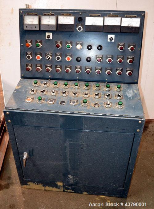 Used Sharples PM-30000 Super-D-Canter Centrifuge. 316 Stainless steel construction (product contact areas), maximum bowl speed 4000 rpm, 4-1/4” single lead conveyor with sintered tungsten carbide wea...